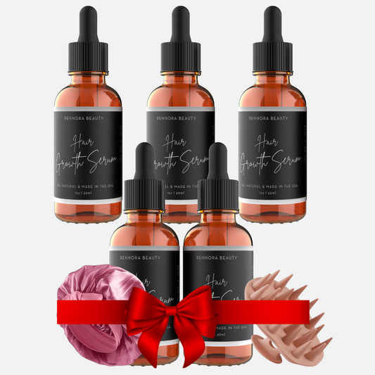 -3 Rennora Hair Growth Serums + 2 FREE Serums + 2 Gifts